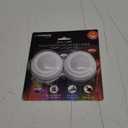 Xtreme 2pk Round LED Tap Puck Lights: Multi-Color Touch Control for Versatile Lighting