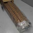 Cordless Bamboo Roman Shades 25x64in, Light Filtering Bamboo Blinds for Indoor Windows, Office, Bathroom and Living Room, Privacy Teak.
