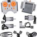9Pcs/Set Power Group Moc Technology Building Blocks L Motor Steering Motor Infrared Speed Controller Signal Adapter Pf Blocks