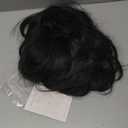 Women Black Beehive Wig Long Curly Wavy Bouffant Heat Resistant Synthetic Hair wigs for Womens Vintage Costume Cosplay Halloween Party (one size)