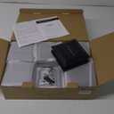 Solar Post Cap Lights Outdoor 12 Packs for 4x4 4.5x4.5 5x5 Vinyl/Wooden Posts, Waterproof Solar Powered Fence Post Light with Warm/Cool Lighting, Black 16LEDs Deck Cap Light for Garden, Patio, Porch