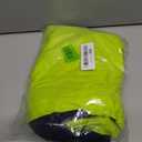 Amazon Essentials Men's 2-Pack Regular-Fit Short-Sleeve V-Neck T-Shirt, Lime/ Dark Navy, Medium