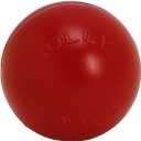 Jolly Pets Push-n-Play Ball Dog Toy, 6 Inches/Medium, Red (306 RD)