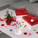 2 x Fancy Land 100Pcs Valentine Vase Filler Rose & Heart Foam Shapes for Valentine's Day Candle Jars Wedding Table Scatter Romantic Centerpiece Decor for Party Home DIY Decoration Crafts