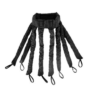 Heatless Curls Headband Adjustable Heatless Hair Curler, Removable Claw Design No Heat Curling Rod Headband Lazy Hair Curler for Long Hair, DIY Hair Rollers Styling Tool for Women Girls Curls Wave (Black)