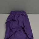 Wrap Around Dust Ruffle Bed Skirt - Purple - for Queen Size Beds with 12 Inch Drop - Easy Fit Elastic Strap - Adjustable Pleated Bedskirt w/Brushed Fabric Wrinkle Free - for Women, Men, Kids & Teens