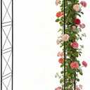 Garden Arbor 8Ft Arch Trellis for Climbing Plants Heavy Duty Thickened Metal Frame Trellises Yard Outdoor Backdrop Stand Party Event Decoration