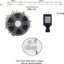 Kwaiffeo Super Long Halloween Lights: 1000LED 328FT 8 Modes Orange String Lights Outdoor Indoor for Halloween Decorations Fall Decor Outside Party Yard Tree, UL Plug