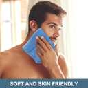 3 x Scotamalone Handkerchiefs for Men Sweat Absorbing Sport Microfiber Hankies for Wicking Sweat from Hands, Face, Body
