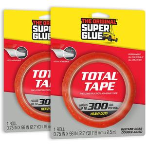 Super Glue - Total Tape Rolls - (Pack of 1)