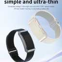 Screenless Health Fitness Tracker for Men Women Activity Watch 24/7 Heart Rate Blood Pressure Sleep HRV Monitor Step Counter Smart Bracelet No Screen Long Battery Life, One Size