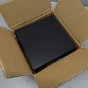 Restaurantware 5.5 x 4 Inch Cocktail Napkin Holder 1 Square Flat Napkin Holder - For Bars Kitchen Tables or Countertops Sturdy Black Bamboo Tissue Napkin Holder Dining Room Decor