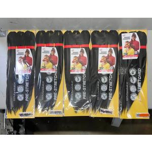 Magic Fingers® 3X Pre-Stretched Braiding Hair, 52 in, Bundle of 5, Color #2