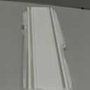 KUZRZNH Double Row Ceiling Curtain Track System, White, 7.9ft (2.4m)