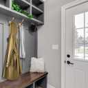 Brushed Gold Heavy Duty Wall Hooks  6 Pack Black Coat Hooks for Hanging Coats,Robes,Bags,Hats,Wall Mounted with Includes Two Types of Installation Screws TYDLSJ