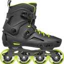 Rollerblade Lightning Men's Urban Inline Skate, Black and Lime, 11