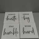 Dream Big Work Hard " 4 - Pieces