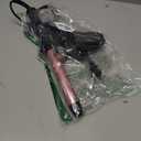 1 Inch Curling Iron, Dual Voltage Hair Curling Iron Heat up to 450F, Professiona Curling Wand Ceramic Tourmaline(Rose Gold)