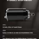 OCPTY Starter Fit for Kohler 18 19 21 HP 20-098-01 20-098-01S 20-098-05 20-098-05S 20-098-06 20-098-06S 20-098-08 20-098-10 20-098-10S for Toro for NEW Holland K0H2009805S KH2009805S 5796