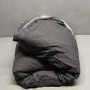 ROSGONIA Queen Comforter Set Charcoal Grey, 3pcs (1 Dark Gray Comforter & 2 Pillowcases) All Season Soft Bedding Lightweight Bedspread Blanket Quilt