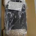 SOFFEE DESIGN One-Piece Table Clock Iron Sheet with Wooden Base Ins Style, Desktop Clock Non Ticking Battery Operated for Living Room Bedroom Home Decor, Black