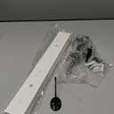 Coat Rack Wall Mount, 16.5 Inches Wood Coat Hooks Wall Mount, Wall Coat Rack with 5 Hooks, Hat Rack Wall Hooks for Hanging Coat, Bag, Towel (1Pack, White)