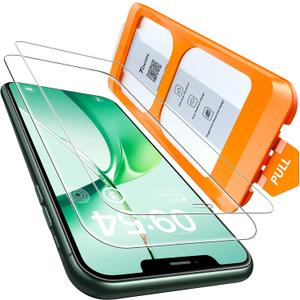 TOCOL for iPhone 11 Pro Max Screen Protector/iPhone Xs Max Screen Protector 9H Hardness Military Grade Shatterproof HD Tempered Glass Easy Installation Case Friendly 2 Pack (Clear)