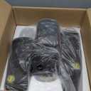 Under Desk Elliptical Machine, Electric Elliptical Leg Exerciser for Seniors with 12 Adjustable, Portable Quiet Elliptical Exercise Machine, Seated Pedal Exerciser with Remote Control (Orange)