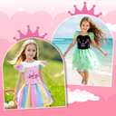 Meland Princess Dress Up Trunk for Girls 3-8, 16PCS Princess Toys Set, Pretend Play Gift for Birthday, Christmas, Halloween
