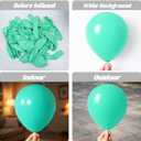 Voircoloria 110pcs Teal Balloons 12inch Turquoise Latex Party Balloons for Graduation, Wedding, Birthday, Bridal Shower, Baby Shower, Anniversary Party Decorations