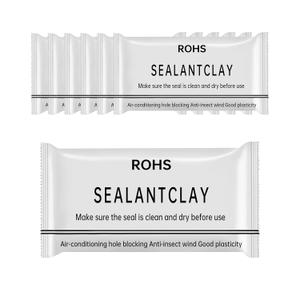 6 Pcs White Seal Putty,Waterproof Duct Seal Repair Sealing Clay & Moldable Silicone Putty,Ideal for Sealing Drain Connections, Wall Holes, and Air Conditioning Openings, Reliable and Efficient