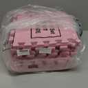 Shihanee Foam Floor Tiles Foam Floor Mats Play Mats Bulk with Borders Interlocking for Bedroom Gym Nursery(16ft, Light Pink)