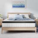 Avenco Twin Mattress, 10 Inch Medium Firm Twin Size Mattress in a Box, Hybrid Mattresses with Smarts Coil Pocket Springs for Motion Isolation, Strong Edge Support, CertiPUR-US Certified
