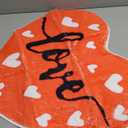 Valentine's Day Bathroom Rug Cute Valentines Door Mat Bath Mat Love Shape Shower Bathroom Decoration Heart Rug Non Slip Washable