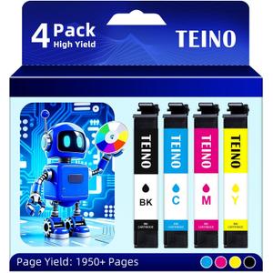 Remanufactured Replacement for Epson 212 T212 212XL Ink Cartridges for XP-4105 XP-4100 WF-2850 WF-2830 Printer (Replacement for Epson 212XL Ink Cartridges Combo Pack 4)
