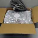 Caromop 10-Layer Waterproof Car Cover All Weather Protection (Snow, Rain, Sun) with Secure Fit Straps and Easy On/Off Zipper-Size S4 (See Size-Chart) (Reflective)