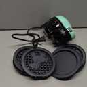 Dash MultiMaker® Mini System - Compact Waffle Maker for Family Breakfasts - Removable Griddle Plates & nonstick surface - 6 Plates - Aqua