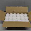 10 Hour White Votive Candles for Weddings Party Spa and Emergency, Set of 36 Unscented Bulk Candles for Restaurants and Home Decoration (1.5 Inch, 36 Pack)