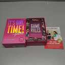 Its Girl Time - Girls Night Card Game for Bachelorette, Galentines or Ladies Night - 240 Sweet & Sassy Questions with Challenges - Fun Party Game for Adults 17+