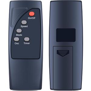 RETROSUN Replacement Remote Control Compatible with AMZ Basics 16" Pedestal Floor Fan FS40-10BR, Black