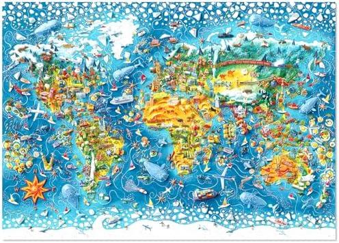ELX 500 Piece Jigsaw Puzzle for Adults,Strange World Unique Difficult and Challenge Large Puzzle Game, Room Wall Decor (27.6 in X 19.7 in)