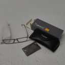 Tusocci Blue Light Blocking Glasses,Computer/Gaming/Phone/TV Use Anti Eyestrain & UV Glare with Glasses Case Matte Transparent Grey