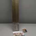 K&S Precision Metals Bendable Brass Strip Assortment 5078 - 4 Strips, 0.032" Thick, 1/4" & 1/2" Wide x 12" Long - DIY Crafts, Modeling, Made in USA