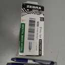 Zebra Pen Z-Grip Flight Retractable Ballpoint Pen, Bold Point 1.2mm, Blue Ink, School Supplies, Teacher Supplies, and Office Supplies, Smooth Writing, Quick-Drying, 12-Pack (21920)