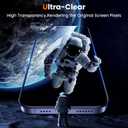 UniqueMe for iPhone 16 / iPhone 15 Screen Protector - [Military Grade Shatterproof & 9H+ Hardness] Screen Protector 15/16 Tempered Glass Full Coverage Protection, Easy Installation, 2 Packs