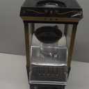 Nostalgia Vintage Hot-Air Popcorn Maker Machine - Makes Up to 12 Cups - Oil-Free - Healthier Popcorn - Classic Stand-Up Cart With Wheels - Includes Kernel Measuring Cup - Black