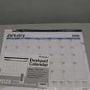CRANBURY Large 22x17 Desk Calendar 2025-2026, Use July 2025 - Dec 2026 as Big Deskpad Blotter or 17 x 22 Monthly Hanging Wall Calendar Planner for Home or Office, Includes Stickers Top slightly Ripped
