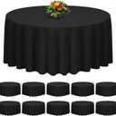 6 Pack Black Tablecloth Polyester Table Cloth for Rectangle Tables, Wrinkle Resistant Washable Decorative Fabric Table Covers for Wedding Party Banquet Buffet and Camping
Wrinkle Resistant, Washable Polyester Fabric, Rectangular Table Cloth for Weddi