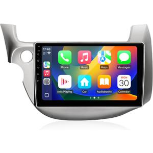 for FIT 2009-2013 Radio Compatible with Wirelessly Carplay Android Auto Upgrade Android Car Stereo Bluetooth Navigation GPS 1280X720 Touchscreen FM WiFi Media Player Backup Camera Head Unit