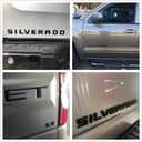 3D Raised and Strong Adhesive Decals Letters Compatible for 2012-2025 Silverado LT 1500 2500Hd 3500Hd (Matte Black)